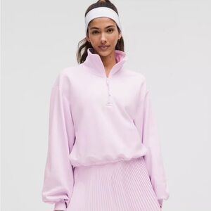 Lululemon Cotton Terry Tennis Half Zip
